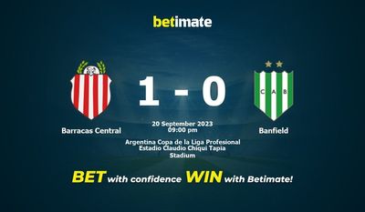 Barracas Central vs Banfield -ennuste, kertoimet ja vedonlyöntivinkit 20.09.2023