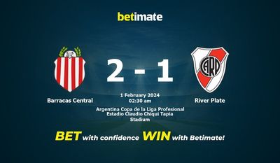 Barracas Central vs River Plate -ennusteet, kertoimet ja vedonlyöntivinkit 1.2.2024