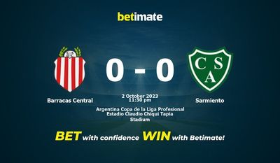 Barracas Central vs Sarmiento Ennuste, kertoimet ja vedonlyöntivinkit 2.10.2023