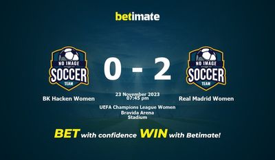 BK Hacken Women vs Real Madrid Women -ennusteet, kertoimet ja vedonlyöntivinkit 23.11.2023