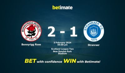 Bonnyrigg Rose vs Stranraer -ennuste, kertoimet ja vedonlyöntivinkit 3.2.2024