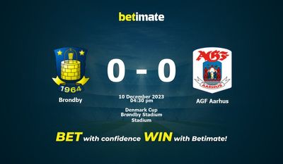 Brondby vs AGF Aarhus -ennuste, kertoimet ja vedonlyöntivinkit 10.12.2023