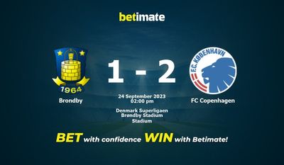 Brondby vs FC Copenhagen Ennuste, kertoimet ja vedonlyöntivinkit 24.09.2023