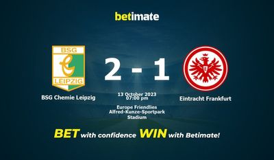 BSG Chemie Leipzig vs Eintracht Frankfurt ennustus, kertoimet ja vedonlyöntivinkit 13.10.2023