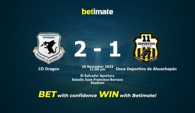 CD Dragon vs Once Deportivo de Ahuachapán -ennuste, kertoimet ja vedonlyöntivinkit 26.11.2023