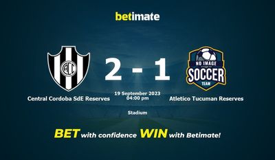 Central Cordoba SdE Reserves vs Atletico Tucuman Reserves -ennusteet, kertoimet ja vedonlyöntivinkit 19.09.2023