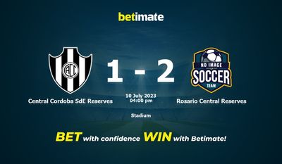 Central Cordoba SdE Reserves vs Rosario Central Reserves -ennusteet, kertoimet ja vedonlyöntivinkit 10.7.2023