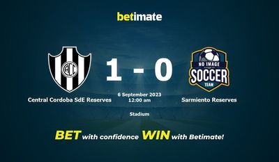 Central Cordoba SdE Reserves vs Sarmiento Reserves -ennusteet, kertoimet ja vedonlyöntivinkit 5.9.2023