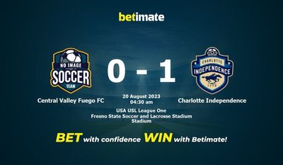 Central Valley Fuego FC vs Charlotte Independence Prediction, kertoimet ja vedonlyöntivinkit 20.8.2023
