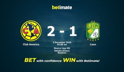Club America vs Leon ennustus, kertoimet ja vedonlyöntivinkit 3.12.2023