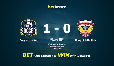 Cong An Ha Noi vs Hong Linh Ha Tinh Ennuste, kertoimet ja vedonlyöntivinkit 24.6.2023