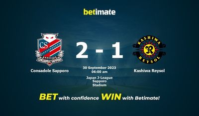 Consadole Sapporo vs Kashiwa Reysol -ennuste, kertoimet ja vedonlyöntivinkit 30.09.2023