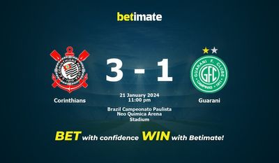 Corinthians vs Guarani ennustaminen, kertoimet ja vedonlyöntivinkit 21.01.2024