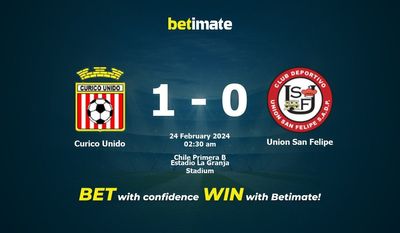 Curico Unido vs Union San Felipe -ennuste, kertoimet ja vedonlyöntivinkit 24.02.2024