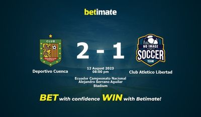 Deportivo Cuenca vs Club Atletico Libertad -ennuste, kertoimet ja vedonlyöntivinkit 12.8.2023
