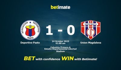 Deportivo Pasto vs Union Magdalena -ennuste, kertoimet ja vedonlyöntivinkit 13.10.2023