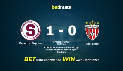 Deportivo Saprissa vs Real Esteli -ennuste, kertoimet ja vedonlyöntivinkit 5.10.2023