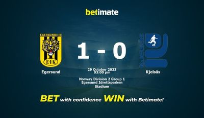 Egersund vs Kjelsås -ennuste, kertoimet ja vedonlyöntivinkit 29.10.2023