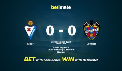 Eibar vs Levante -ennuste, kertoimet ja vedonlyöntivinkit 25.11.2023
