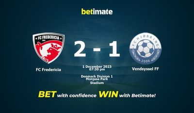 FC Fredericia vs Vendsyssel FF Ennuste, kertoimet ja vedonlyöntivinkit 12.1.2023