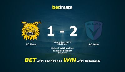 FC Ilves vs AC Oulu Ennuste, kertoimet ja vedonlyöntivinkit 6.10.2023