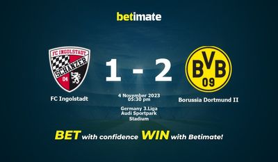 FC Ingolstadt vs Borussia Dortmund II Ennuste, kertoimet ja vedonlyöntivinkit 4.11.2023