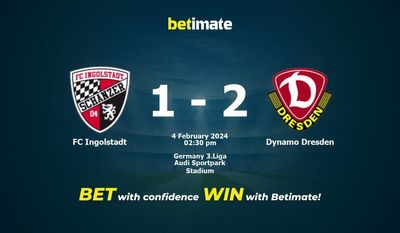FC Ingolstadt vs Dynamo Dresden Ennuste, kertoimet ja vedonlyöntivinkit 04.02.2024
