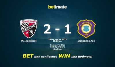 FC Ingolstadt vs Erzgebirge Aue Ennustus, kertoimet & Vedonlyöntivinkit 19.12.2023