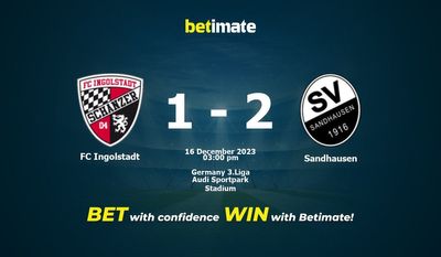 FC Ingolstadt vs Sandhausen Ennuste, kertoimet ja vedonlyöntivinkit 16.12.2023