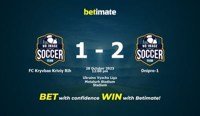 FC Kryvbas Kriviy Rih vs Dnipro-1 Ennuste, kertoimet ja vedonlyöntivinkit 28.10.2023