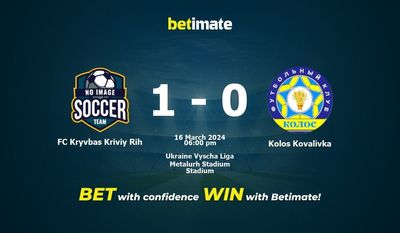 FC Kryvbas Kriviy Rih vs Kolos Kovalivka Ennuste, kertoimet ja vedonlyöntivinkit 16.3.2024