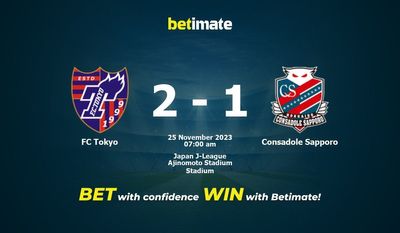 FC Tokyo vs Consadole Sapporo Ennustus, kertoimet ja vedonlyöntivinkit 25.11.2023