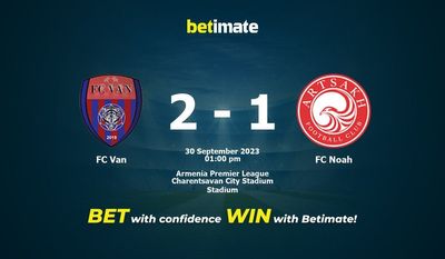 FC Van vs FC Noah ennustus, kertoimet ja vedonlyöntivinkit 30.9.2023