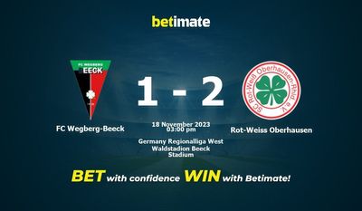 FC Wegberg-Beeck vs Rot-Weiss Oberhausen Ennuste, kertoimet ja vedonlyöntivinkit 18.11.2023