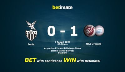 Fenix vs UAI Urquiza -ennuste, kertoimet ja vedonlyöntivinkit 06.08.2023
