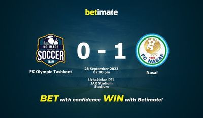 FK Olympic Tashkent vs Nasaf ennustaminen, kertoimet ja vedonlyöntivinkit 28.09.2023