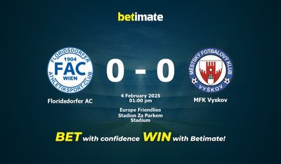 Floridsdorfer AC vs MFK Vyskov ennustus, kertoimet ja vedonlyöntivinkit 04.02.2025