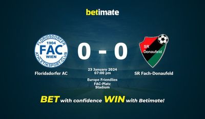 Floridsdorfer AC vs SR Fach-Donaufeld Ennuste, kertoimet ja vedonlyöntivinkit 23.01.2024