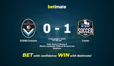 GIANA Erminio vs Trento ennustaminen, kertoimet ja vedonlyöntivinkit 3.12.2023
