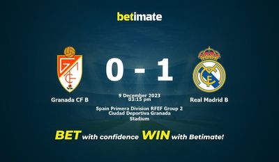 Granada CF B vs Real Madrid B ennuste, kertoimet ja vedonlyöntivinkit 9.12.2023
