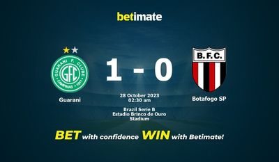 Guarani vs Botafogo SP ennustus, kertoimet ja vedonlyöntivinkit 28.10.2023