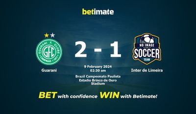 Guarani vs Inter de Limeira Ennuste, kertoimet ja vedonlyöntivinkit 09.02.2024