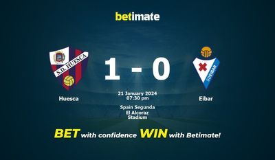 Huesca vs Eibar ennustus, kertoimet ja vedonlyöntivinkit 21.01.2024