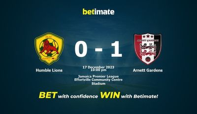 Humble Lions vs Arnett Gardens -ennuste, kertoimet & Vedonlyöntivinkit 17.12.2023