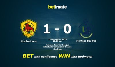 Humble Lions vs Montego Bay Utd -ennuste, kertoimet ja vedonlyöntivinkit 23.11.2023