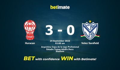 Huracan vs Velez Sarsfield ennustus, kertoimet ja vedonlyöntivinkit 24.09.2023