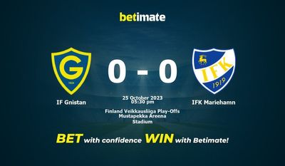 IF Gnistan vs IFK Mariehamn -ennuste, kertoimet ja vedonlyöntivinkit 25.10.2023