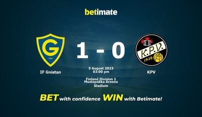IF Gnistan vs KPV ennustus, kertoimet ja vedonlyöntivinkit 5.8.2023