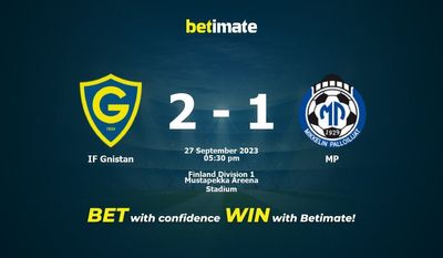 IF Gnistan vs MP ennustaminen, kertoimet ja vedonlyöntivinkit 27.09.2023