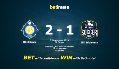 IK Sleipner vs IFK Eskilstuna Ennuste, kertoimet ja vedonlyöntivinkit 09.07.2023